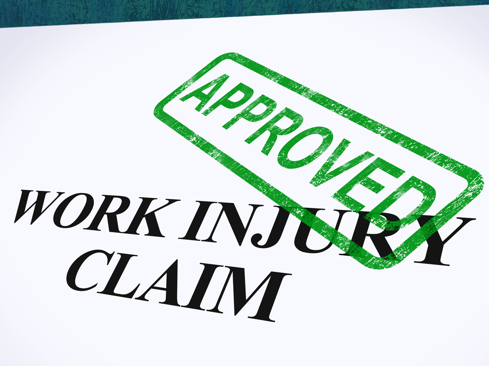 An image of workers’ compensation form approved!